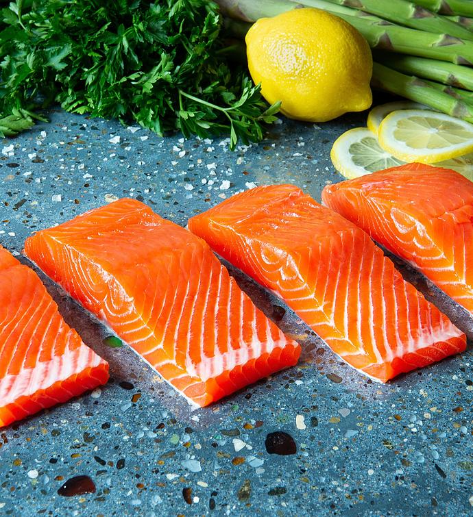 Wild Copper River Sockeye Salmon - skin-on, boneless portions