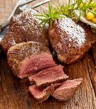 Grass-Fed Beef Top Sirloin Steaks - Four 6-Ounce