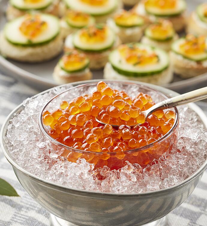 MSC Wild Alaskan Keta Salmon Roe Ikura - 6 oz jars