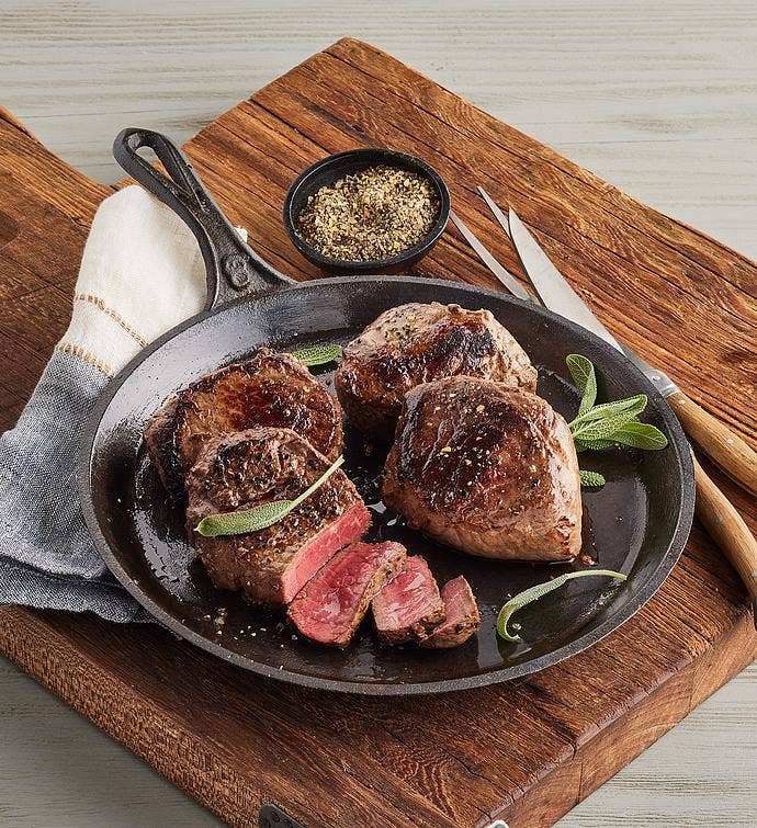 Grass Fed Beef Top Sirloin Steaks Four Ounce