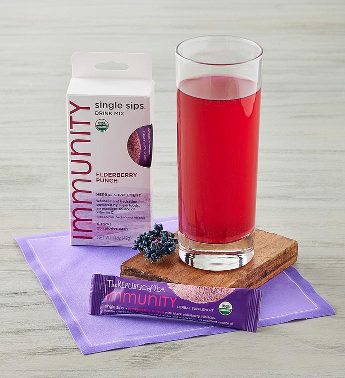 Immunity Elderberry Punch Single Sips Vital Choice