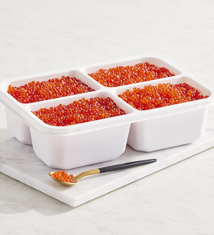 アクセサリー Salmon roe MSC Wild Alaskan Sockeye Salmon Roe Ikura - 2 lb 3 oz tray