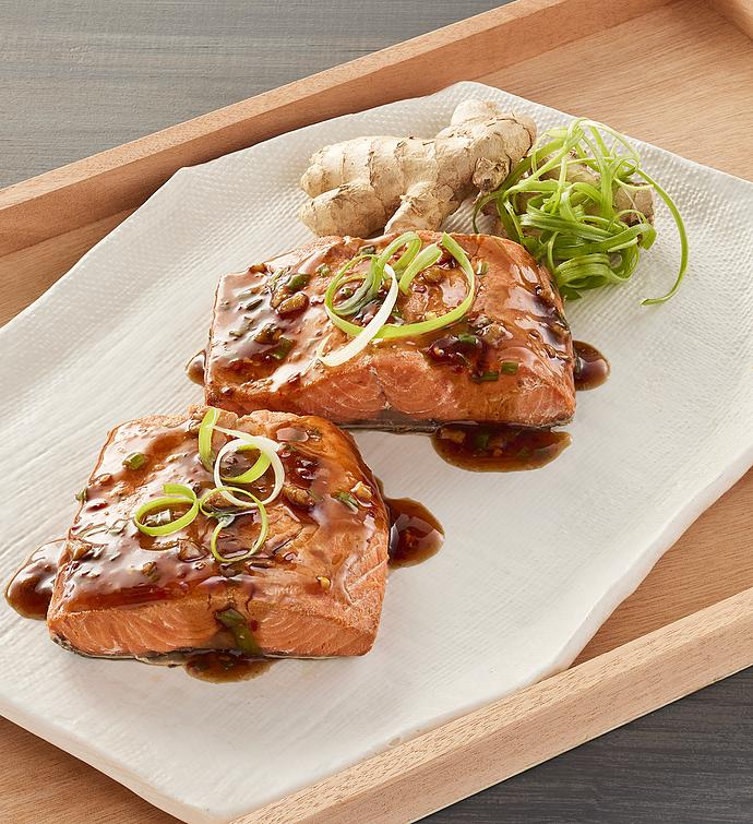 Ginger Scallion Alaskan Sockeye Salmon