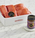 MSC Wild Alaskan Sockeye Salmon with Fly By Jing Sweet + Spicy Sichuan Chili Sauce