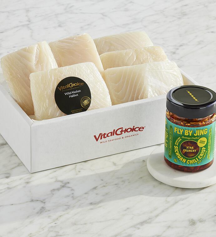 MSC Wild Alaskan Halibut with FLY BY JING Xtra Crunchy Sichuan Chili Crisp 