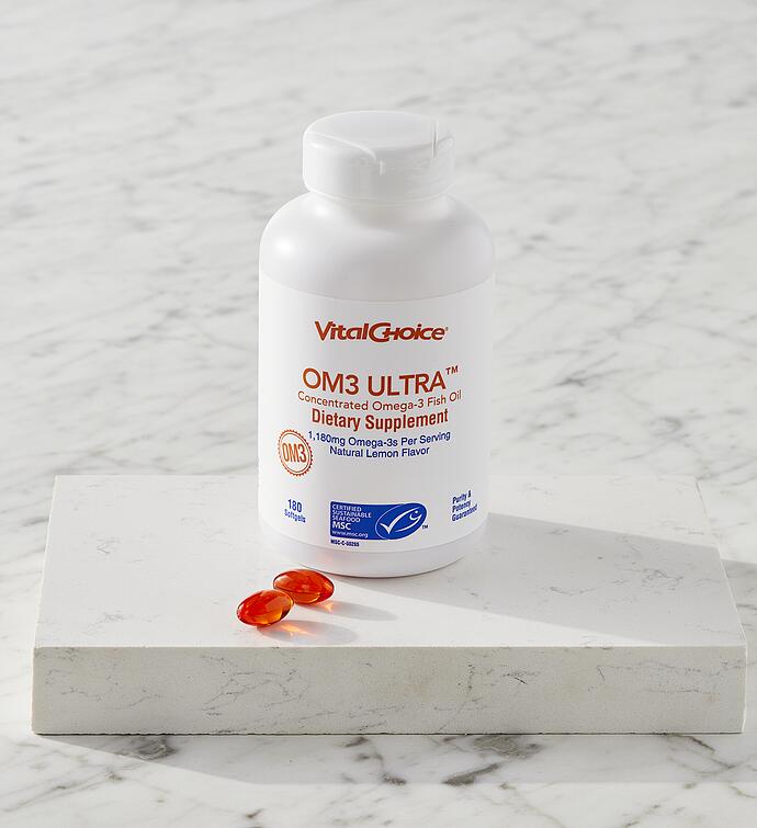 MSC Wild Alaskan Sockeye Salmon Oil and Vitamin D3 Dietary Supplement