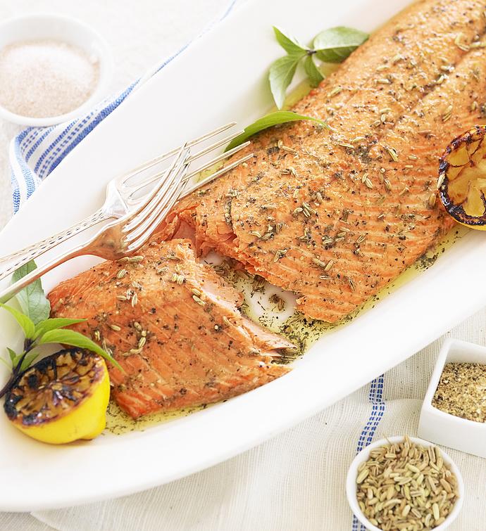 MSC Wild Alaskan Sockeye Salmon Whole Petite Fillets . lb box