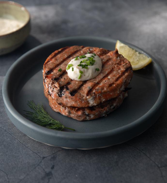 Deluxe Wild Sockeye Salmon Burgers - 5 oz each