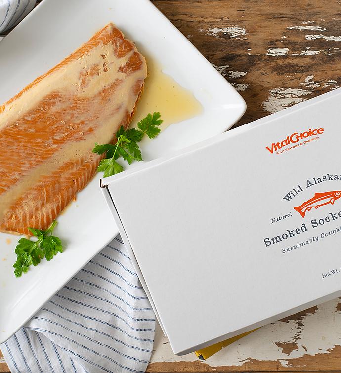MSC Pouched Smoked Sockeye Salmon whole fillet